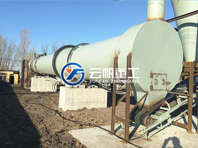 盤錦市大洼區育苗土滾筒烘干